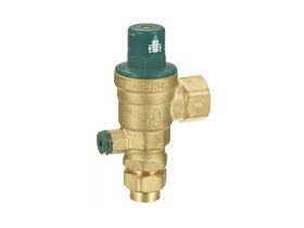 PRESSURE REDUCTION VALVE ADJ 150-600kPa FLARED COMP 20mm - RIGHT ANGLE
