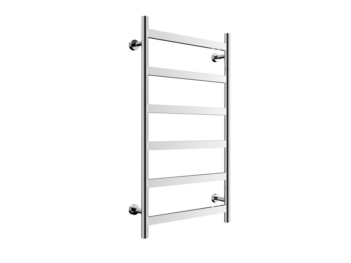 Mizu Stream Heated Towel Rail 600 x 1050mm Polished Stainless Steel