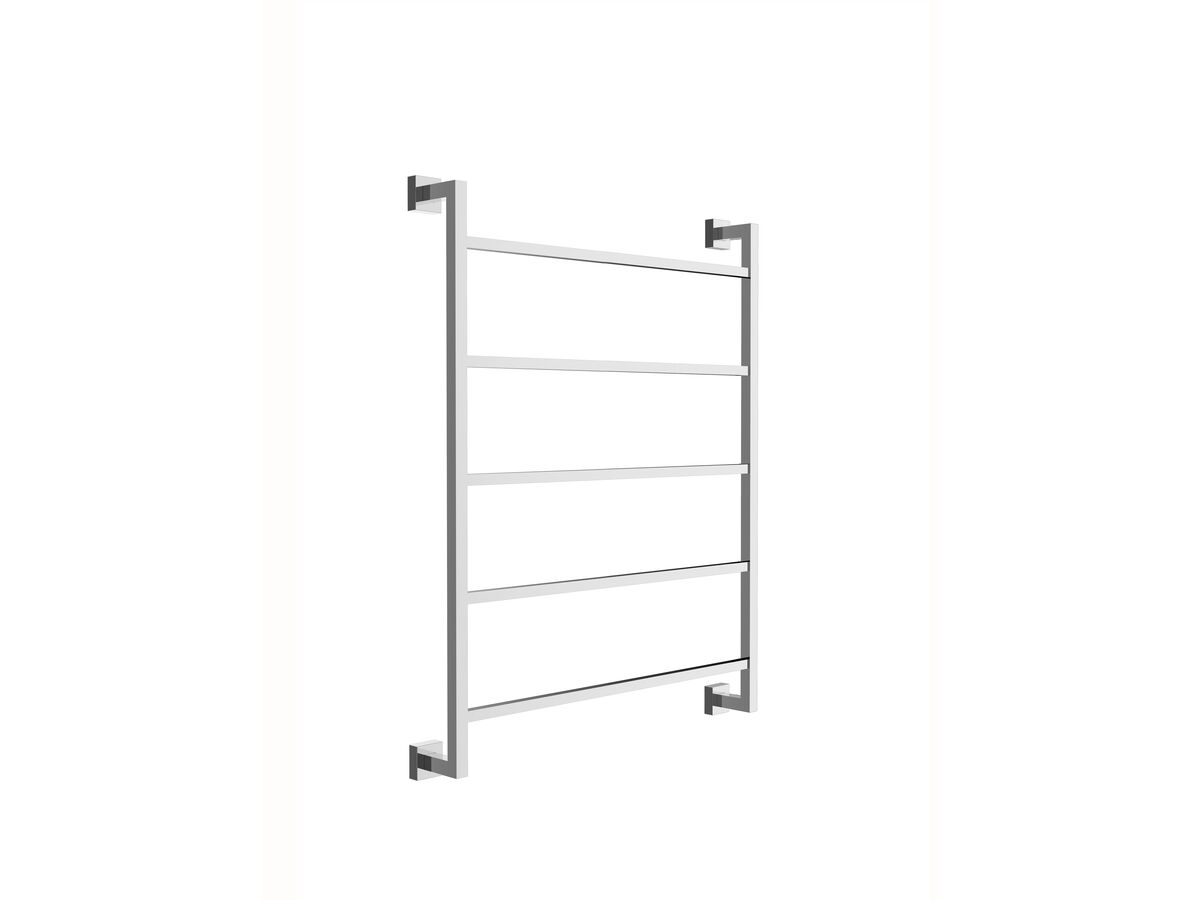 Mizu Bloc Heated Towel Rail 550mm x 850mm Polished Stainless Steel
