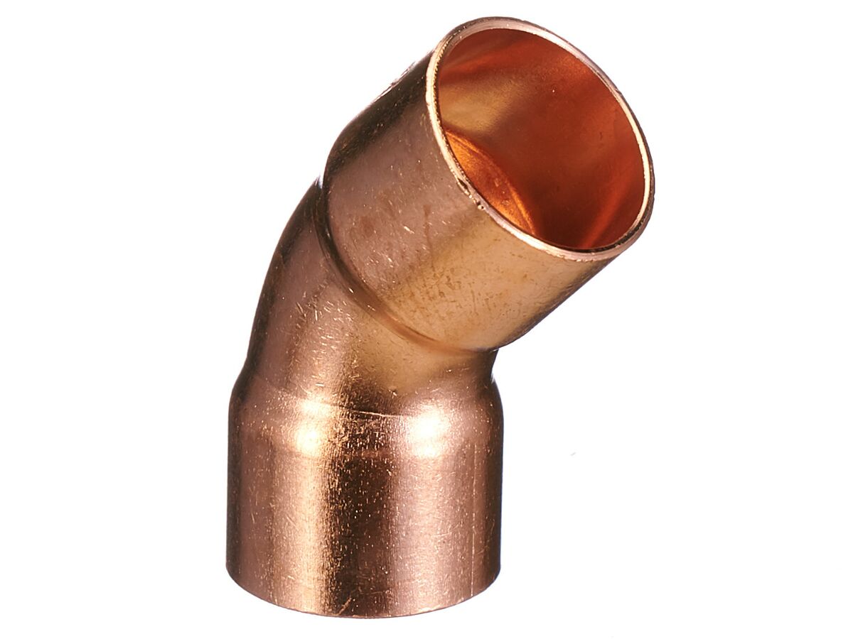 Ardent Copper Bend High Pressure 20mm x 45 Degree x 1 Degree Radius
