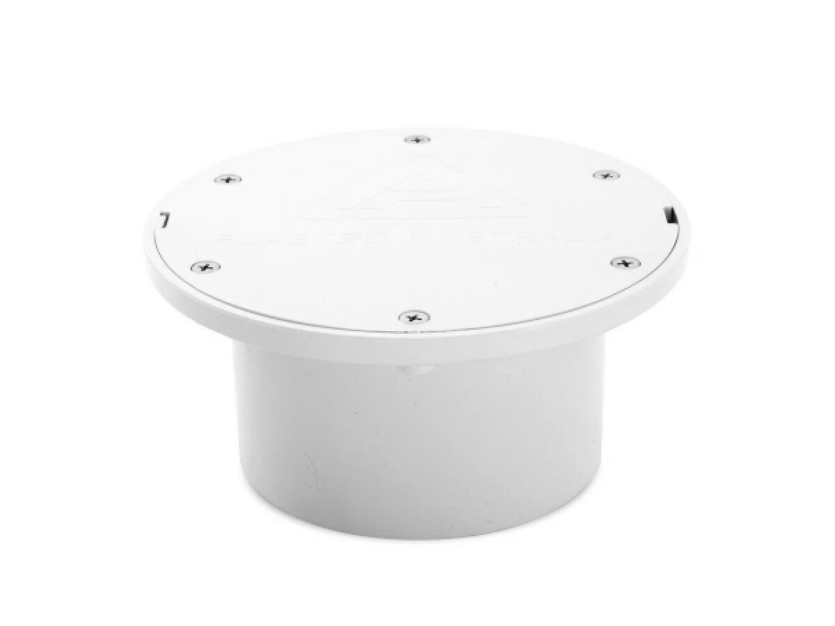 DWV Bolt Trap Screw (In Pipe) PVC Top 100mm from Reece