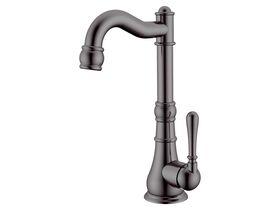 Milli Voir English Basin Mixer Lever Handle Brushed Gunmetal (5 Star)