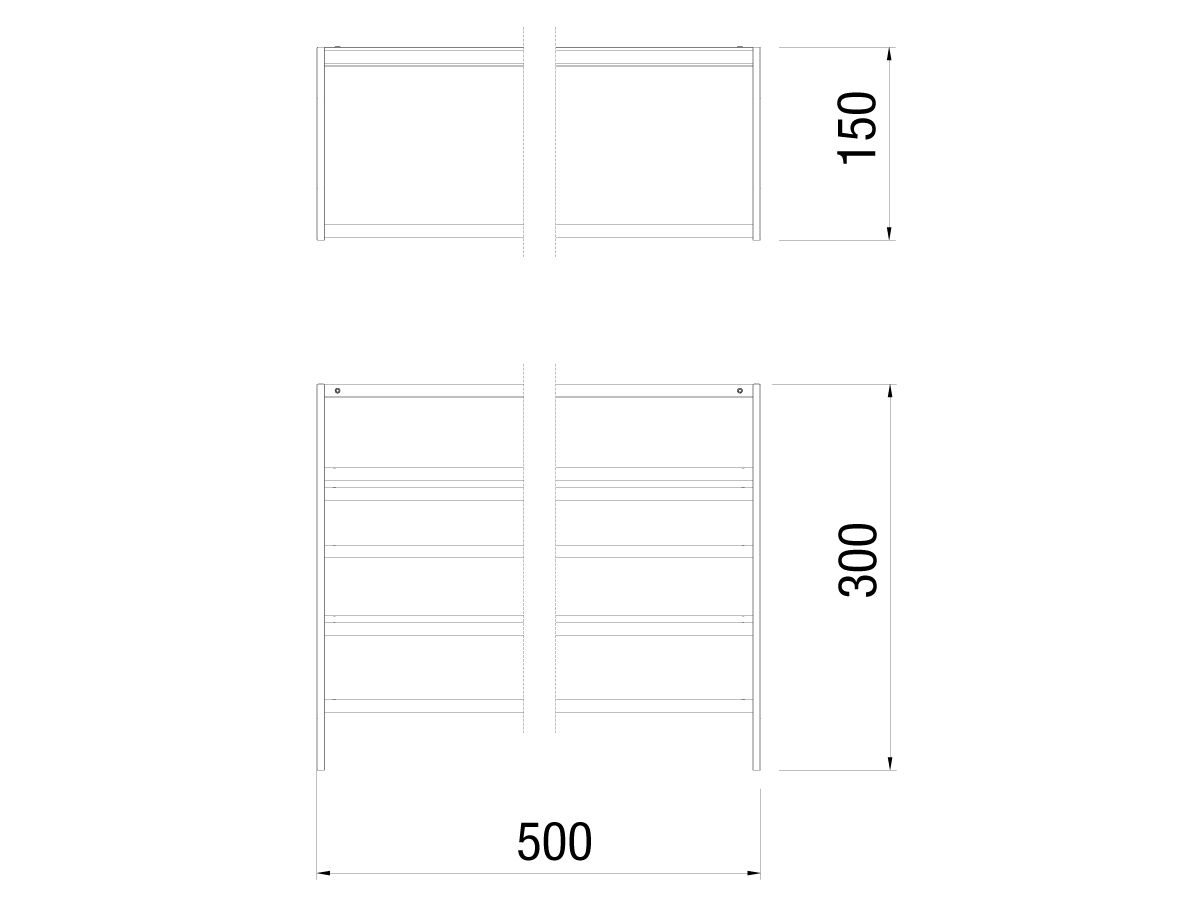 Teknobili Loop Towel Rack Chrome from Reece