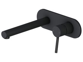 Mizu Drift MK2 Wall Bath Mixer Tap Set 200mm Matte Black