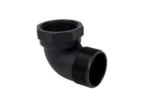 15mm Poly Thread 90 Deg Male / Fem Elbow