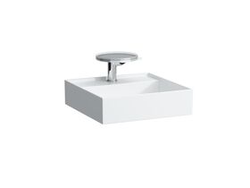 Kartell Small Washbasin with 1 Taphole No Overflow 460 x 460mm White