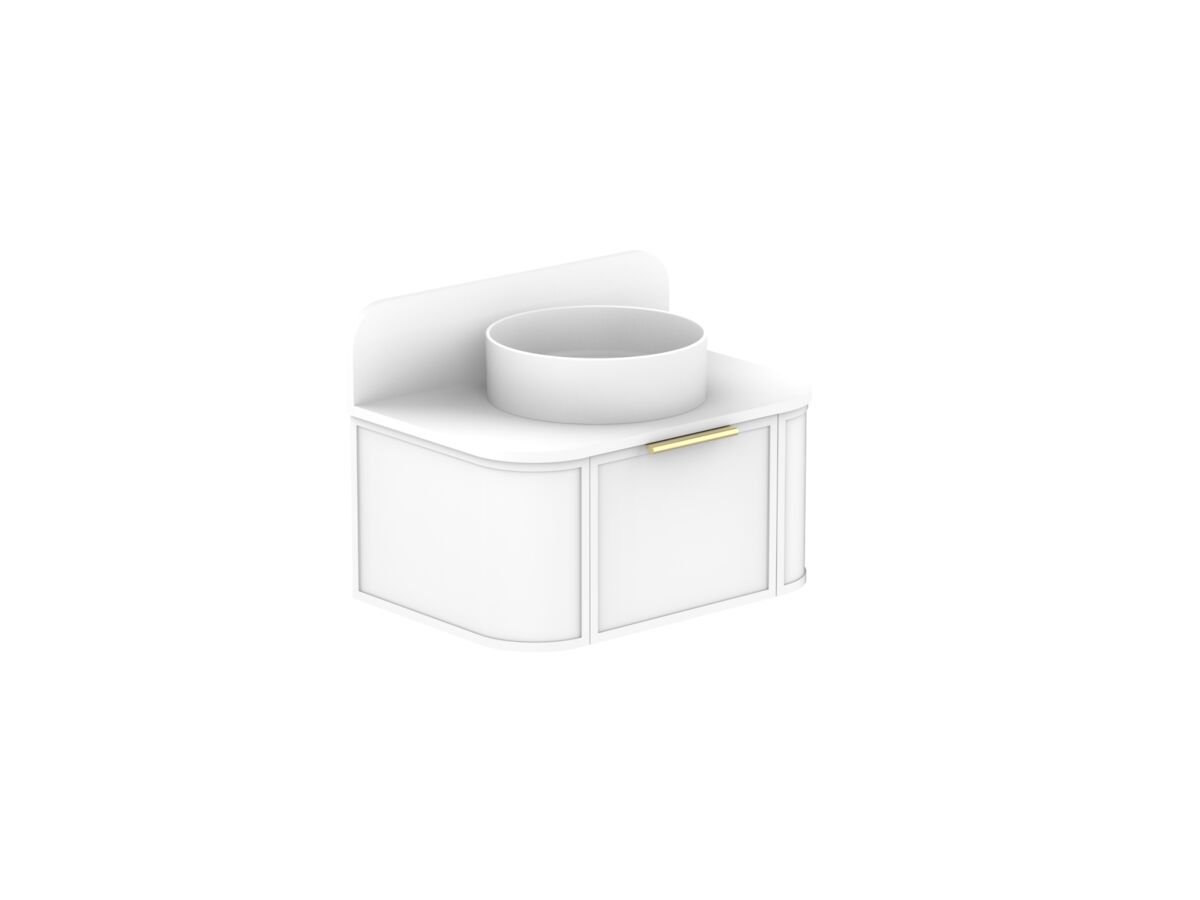 ADP Flo by Alisa & Lysandra All Drawer Vanity Unit Centre Bowl 750 Friday Quartz Top 1 Drawer (No Basin)