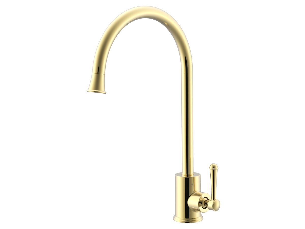 Posh Canterbury Sink Mixer Tap Large Brass Gold (4 Star)