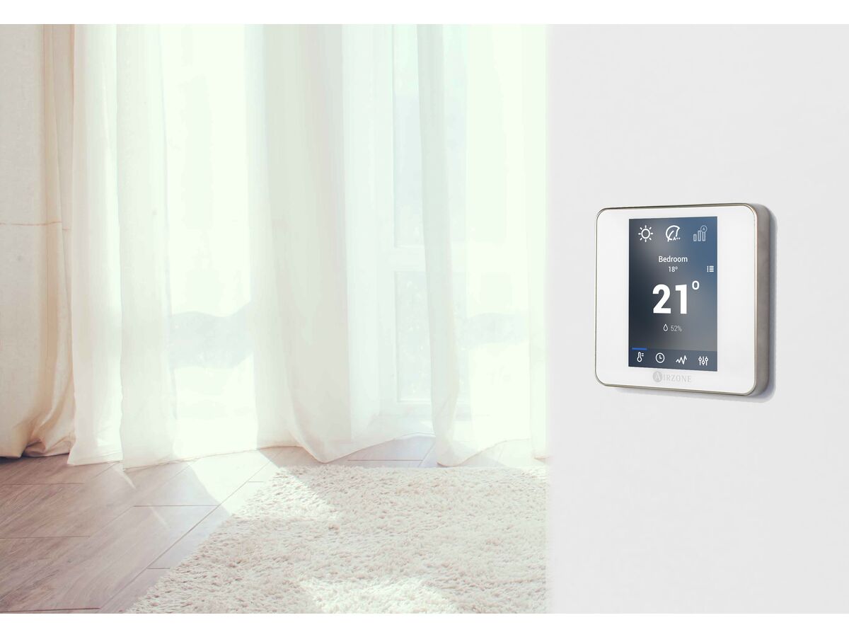 MHI AIRZONE VAF Wired BLUEFACE Main Controller - WHITE