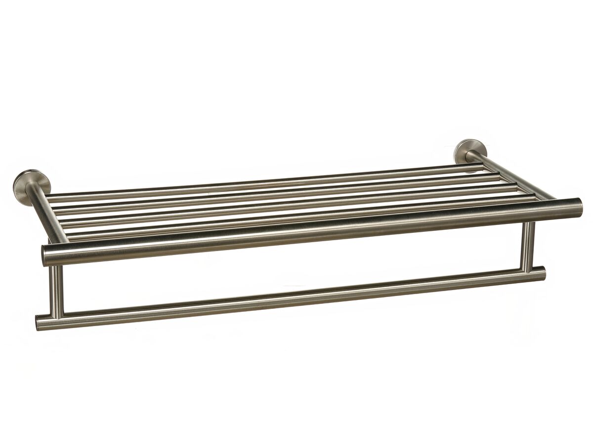 Mizu Drift Towel Rack 530mm Brushed Nickel from Reece