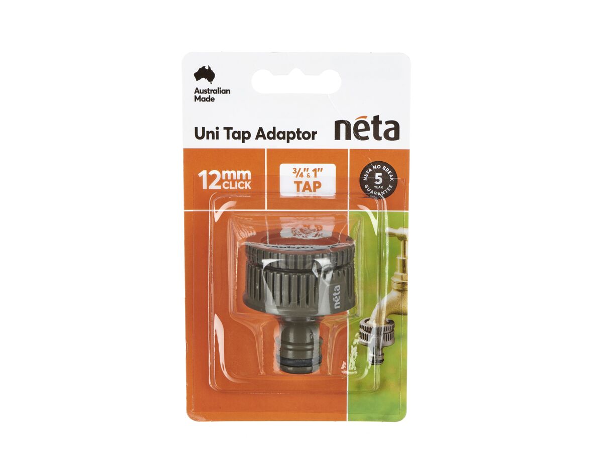 Neta Plastic Universal Tap Adaptor 12mm H