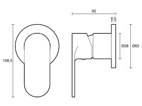 Mizu Soothe MK2 Shower Mixer Tap