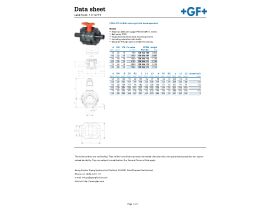 Data Sheet - GF Cool-Fit 4.0 Ball valve