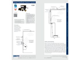 Installation Instructions - Britex Smart Saniflush Sensor System (5 Star)