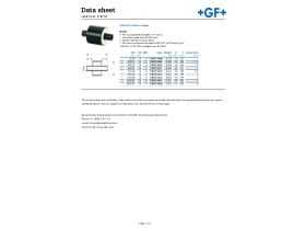 Data Sheet - Cool-Fit 4.0 Barrel Nipple
