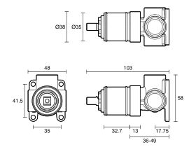 Mizu Shower Mixer Universal Inwall Body