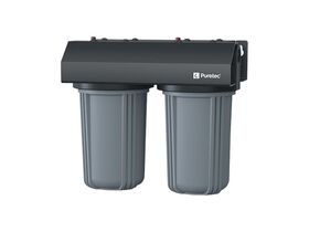 Puretec High Flow 10" Dual Filter System