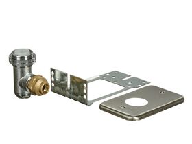 15mm Wall Bayonet Socket N/P - Recessed