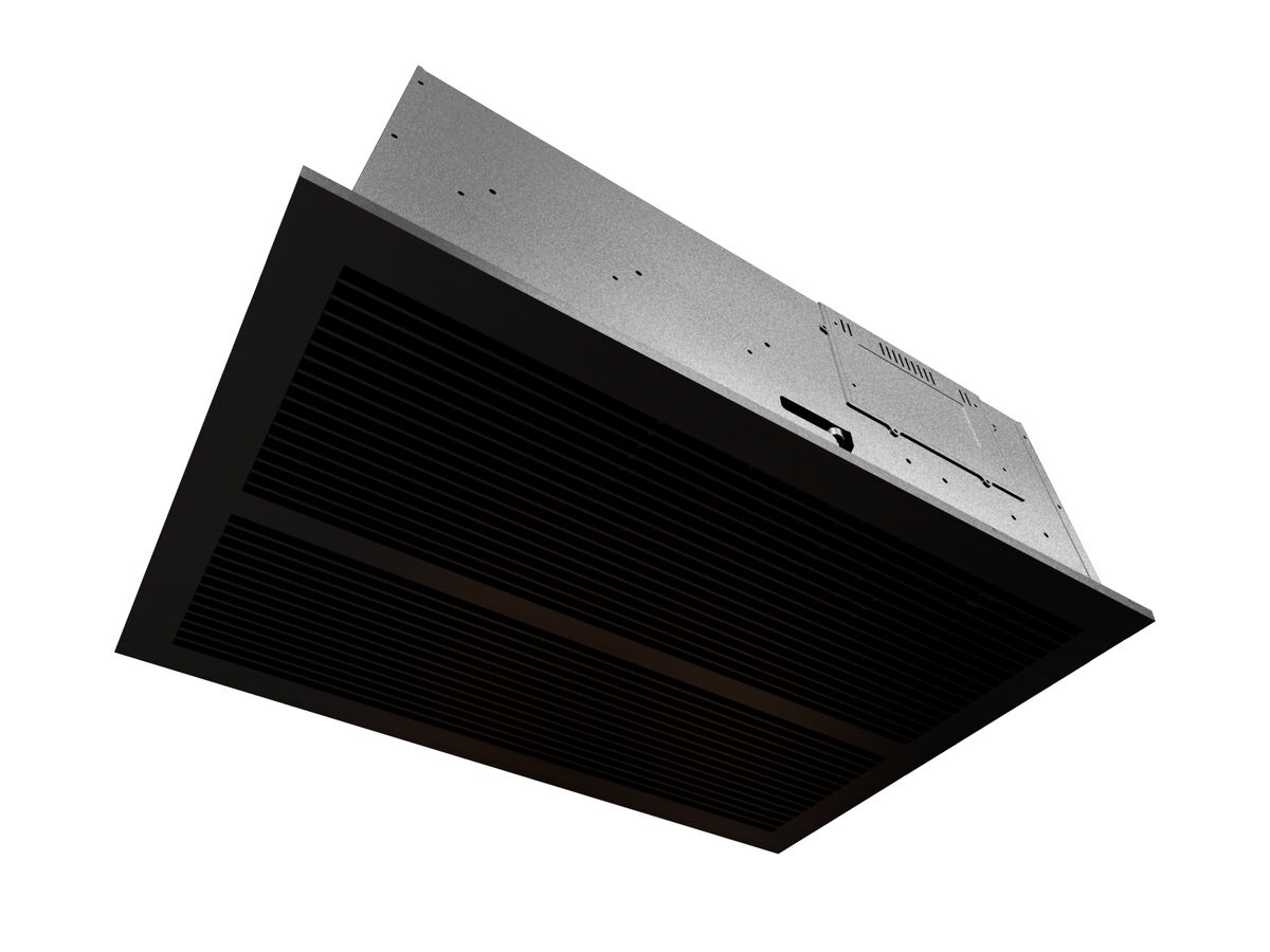Kado Lux 2 in 1 Fan Heater & Exhaust Matte Black from Reece