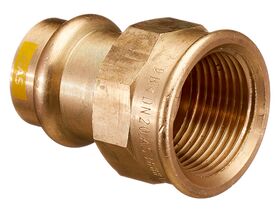>B< Press Gas Female Coupling 20mm x 3/4" BSP"