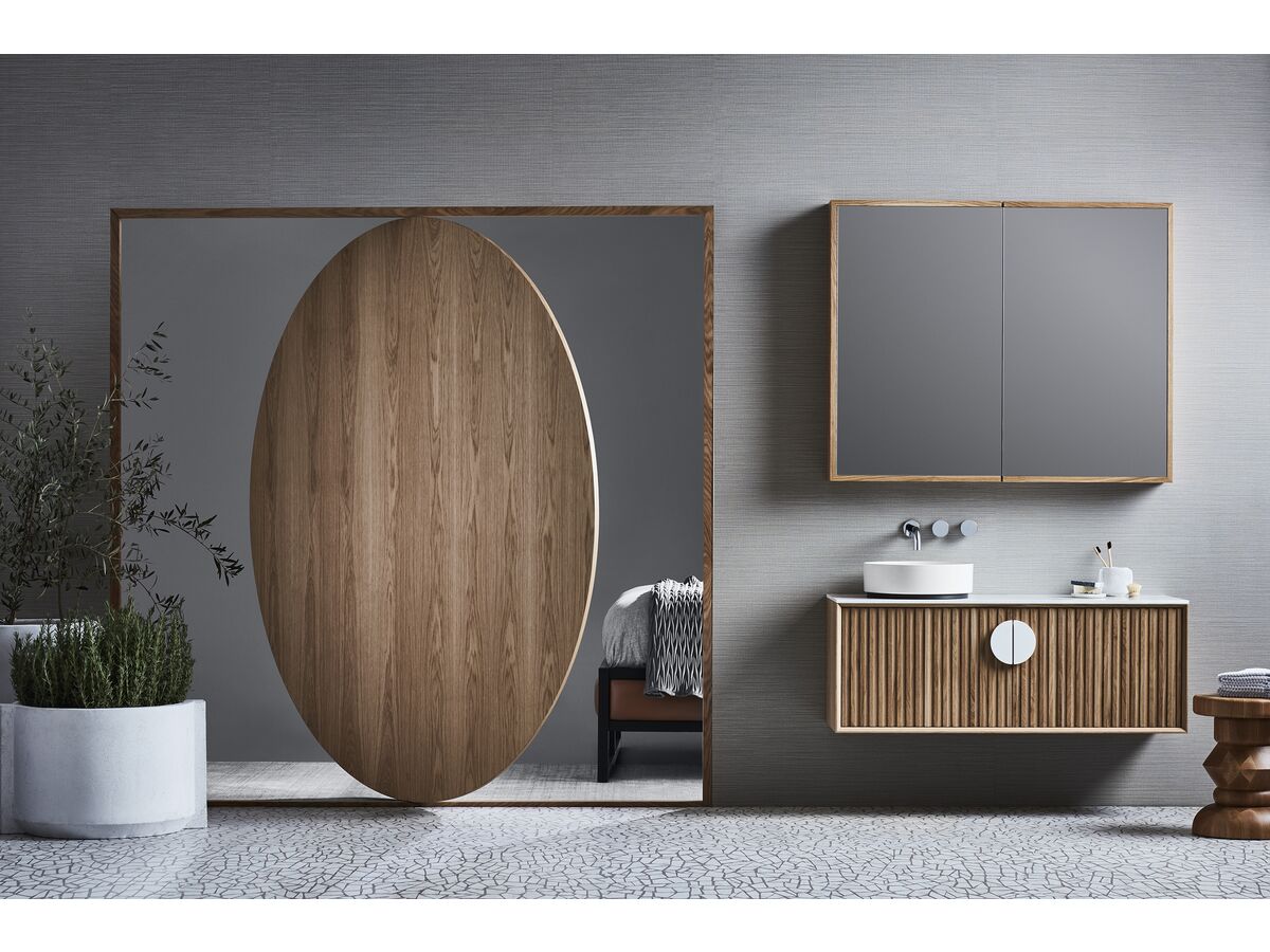 ISSY Halo I 1000mm x 450mm x 450mm Vanity Unit with 2 Doors & Internal