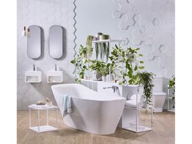 Mizu Bliss Freestanding Bath 1700mm White