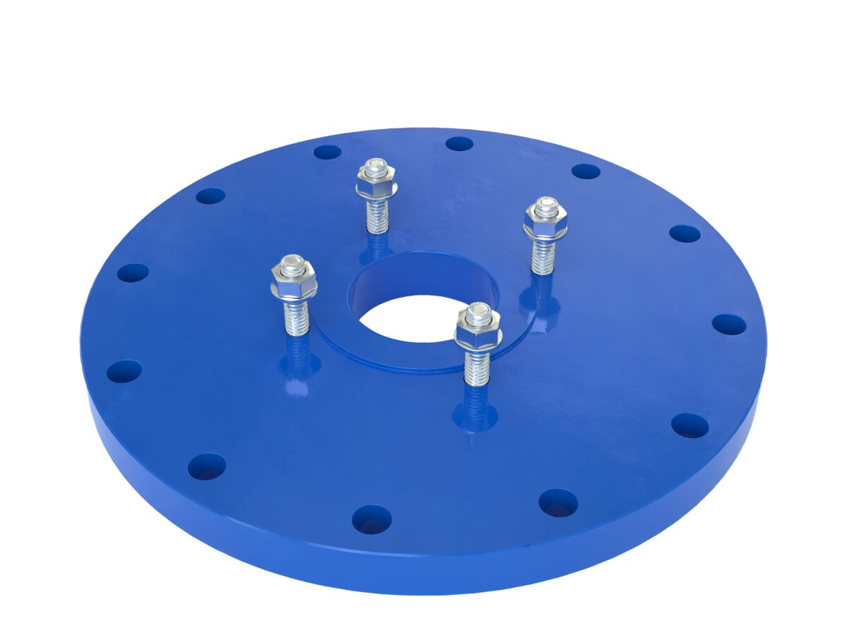 Dimax Mild Steel Offtake Flange PN16 B7 300mm x 100mm