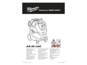 User Manual - Milwaukee 30L L-Class Dust Extractor