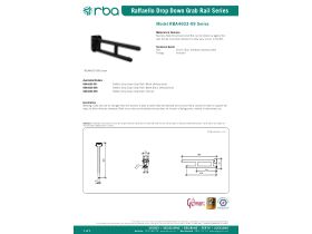 Specification Sheet - Raffaello Drop Down Rail