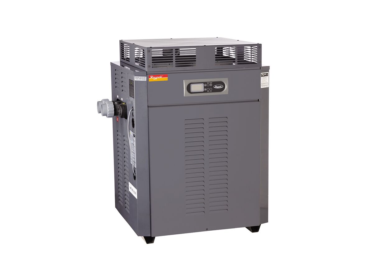 Raypak P0430, LPG, pool htr residential, 369MJ input