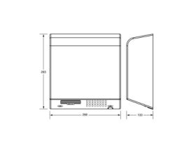 Britex Slimline Automatic Stainless Steel Hand Dryer