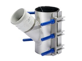 Stainless Steel Sewer Offtake PVC 165mm x 100mm