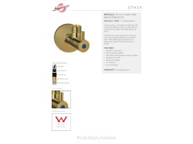 Specification Sheet - Linkware 1/4T Mini Cistern Cock