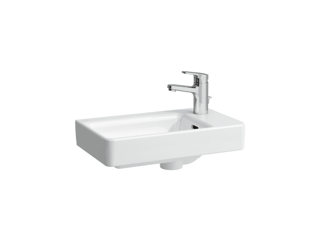 LAUFEN Pro S Wall/Counter Basin Left Hand Basin 1 Taphole with Overflow 480x280