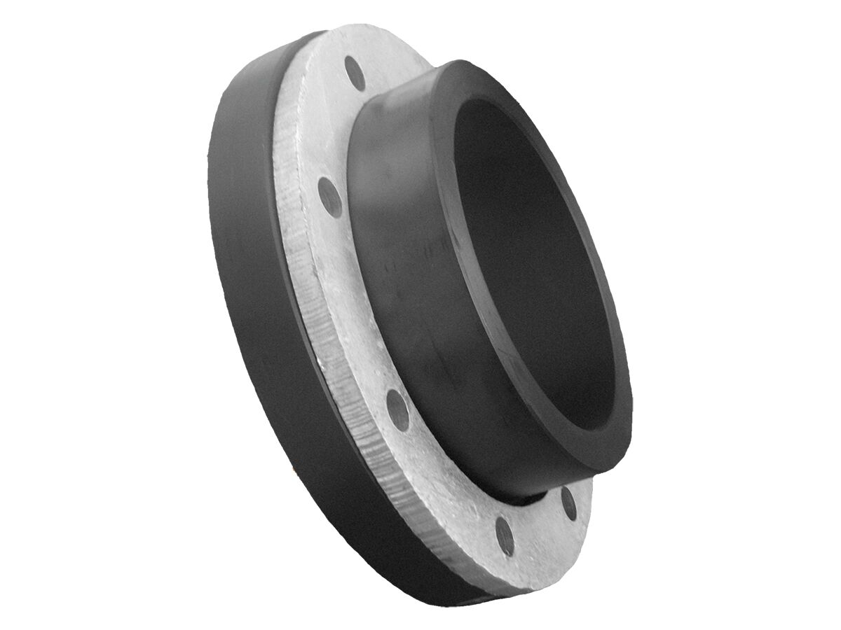 PE Maxi Stub Flange with Stainless Steel Backing Ring 125mm x 4" from Reece
