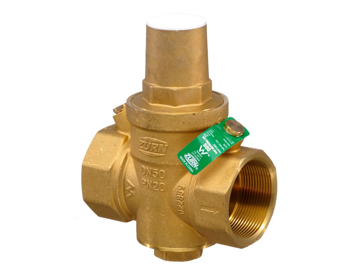 Zurn ZPR Pressure Reduction Valve 50mm Adjustable Set to 500kPa from Reece