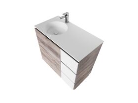 Cibo Habitat Full Vanity 1 Door 3 Drawer 900mm