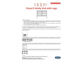 Installation Instructions - ISSY Cloud II Wall Hung Vanity Unit with Legs