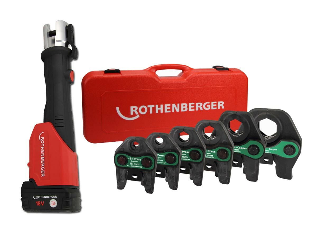 Rothenberger 3000 BPress Tool Kit 15mm 50mm from Reece
