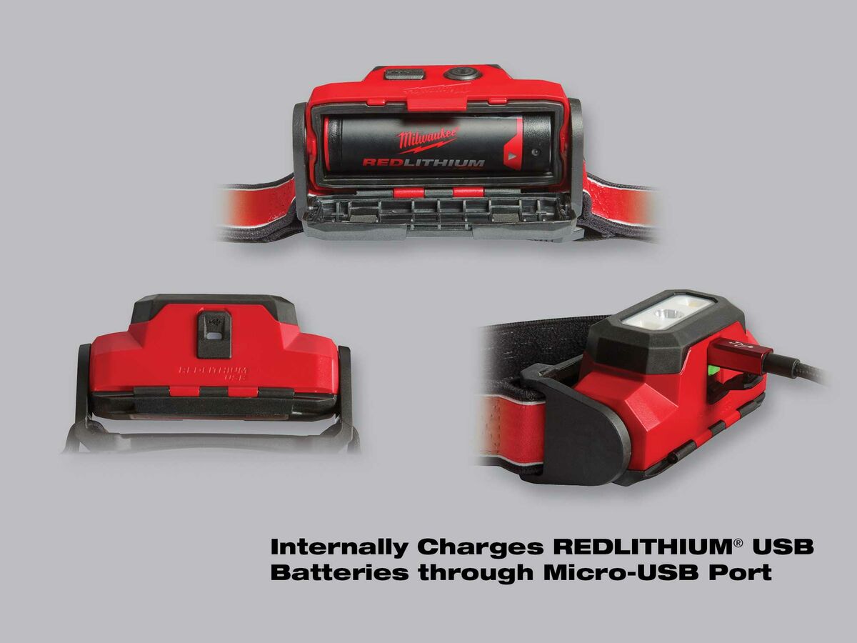 Milwaukee USB Rechargeable Hard Hat Lamp from Reece