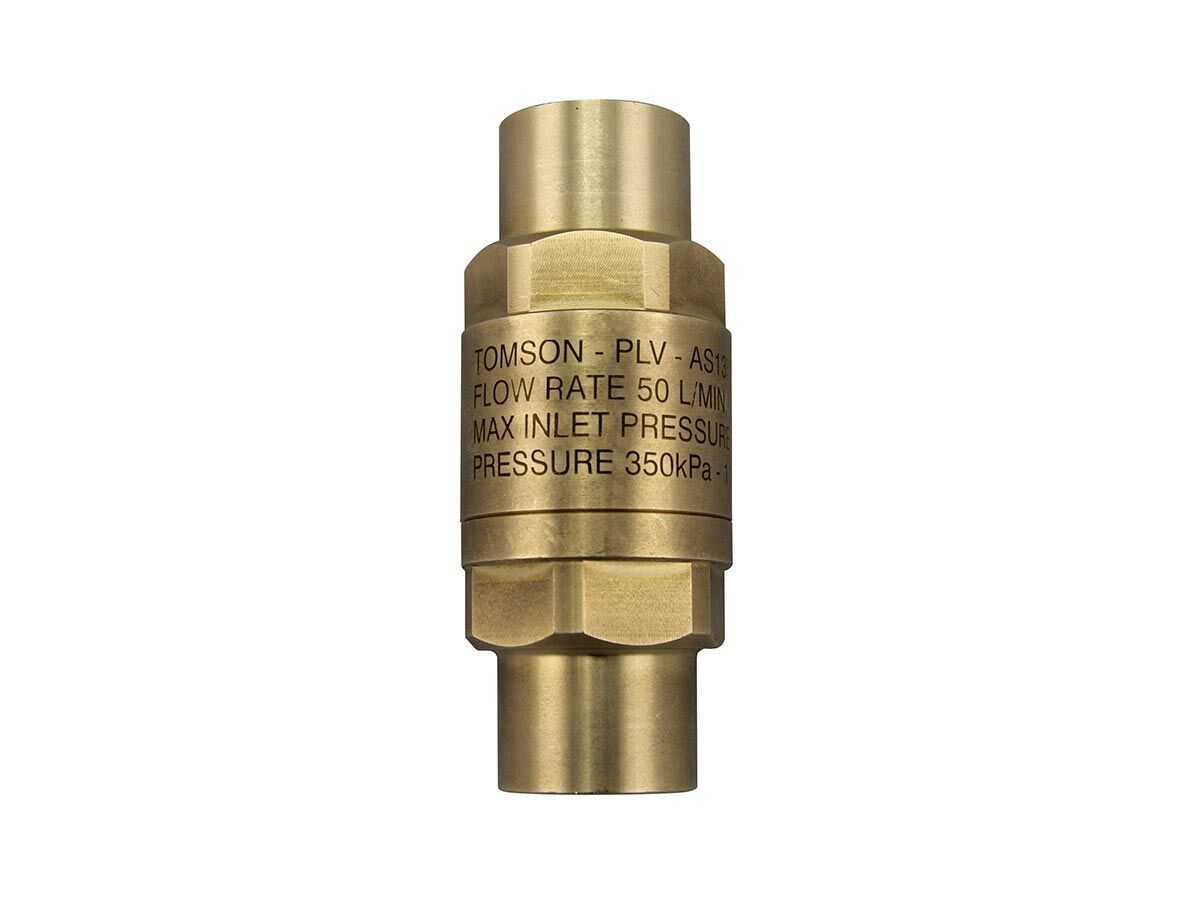 Tomson Inline Pressure Limiting Valve Female & Female 15mm 350kpa from