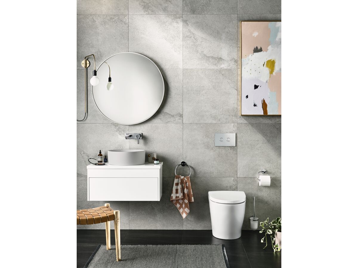 American Standard Acacia E Back to Wall Pan with Soft Close Quick Release Seat White (4 Star)