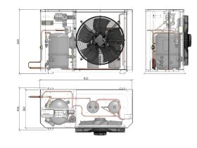 Tecumseh Compac Condensing Unit R134a PAC4525Y 3 Phase