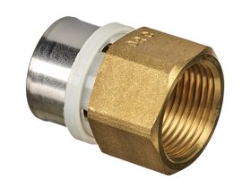 Auspex Crimp Threaded Adaptor 32mm x 1" BSP Female