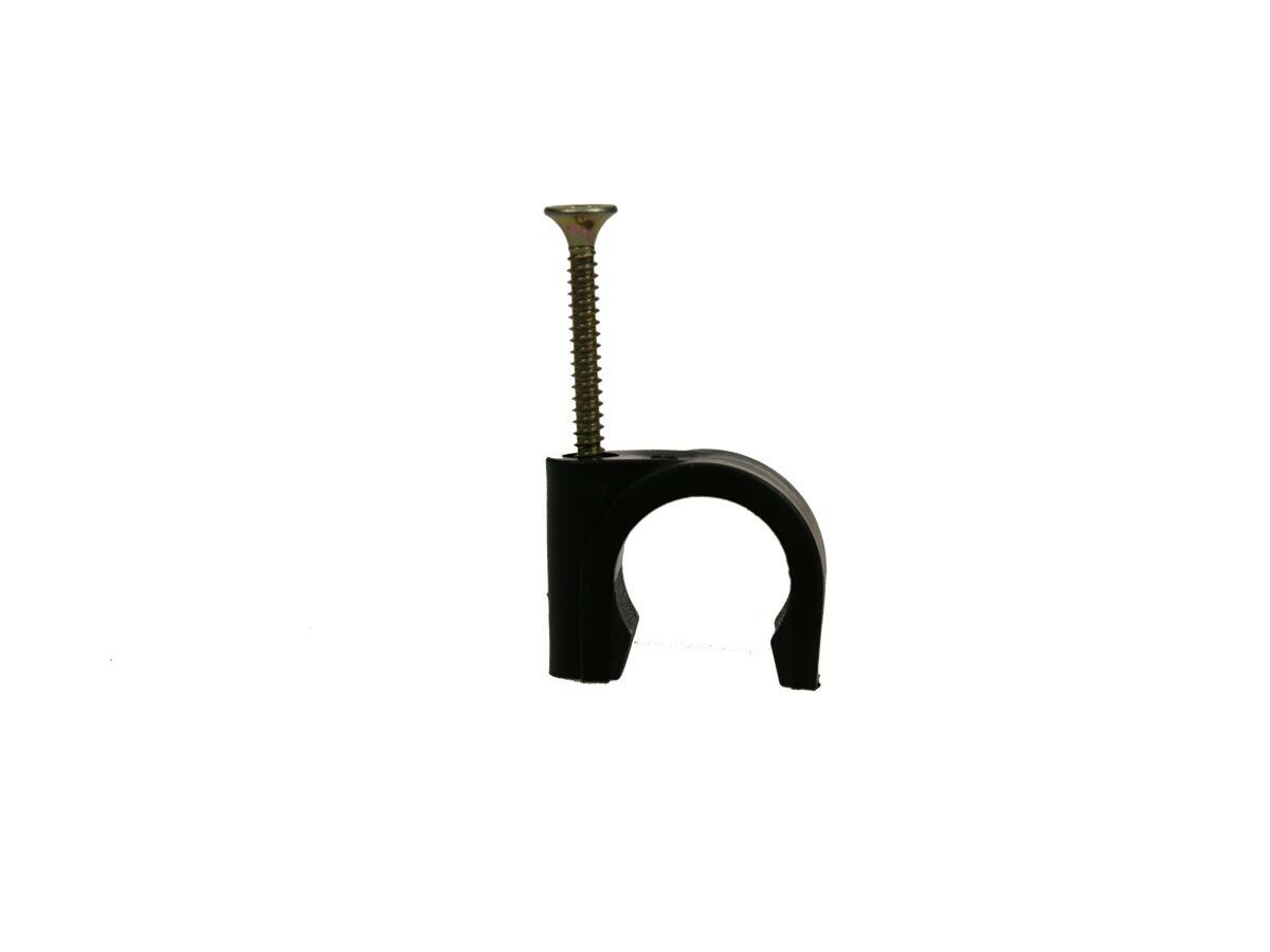 Auspex Clip Black - Metal Tex Screw 20mm (100)