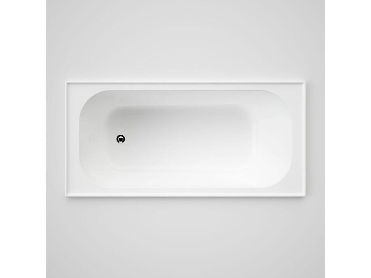 Luna Four Tile Flange Bath 1525 White