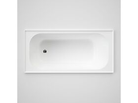 Luna Four Tile Flange Bath 1525 White