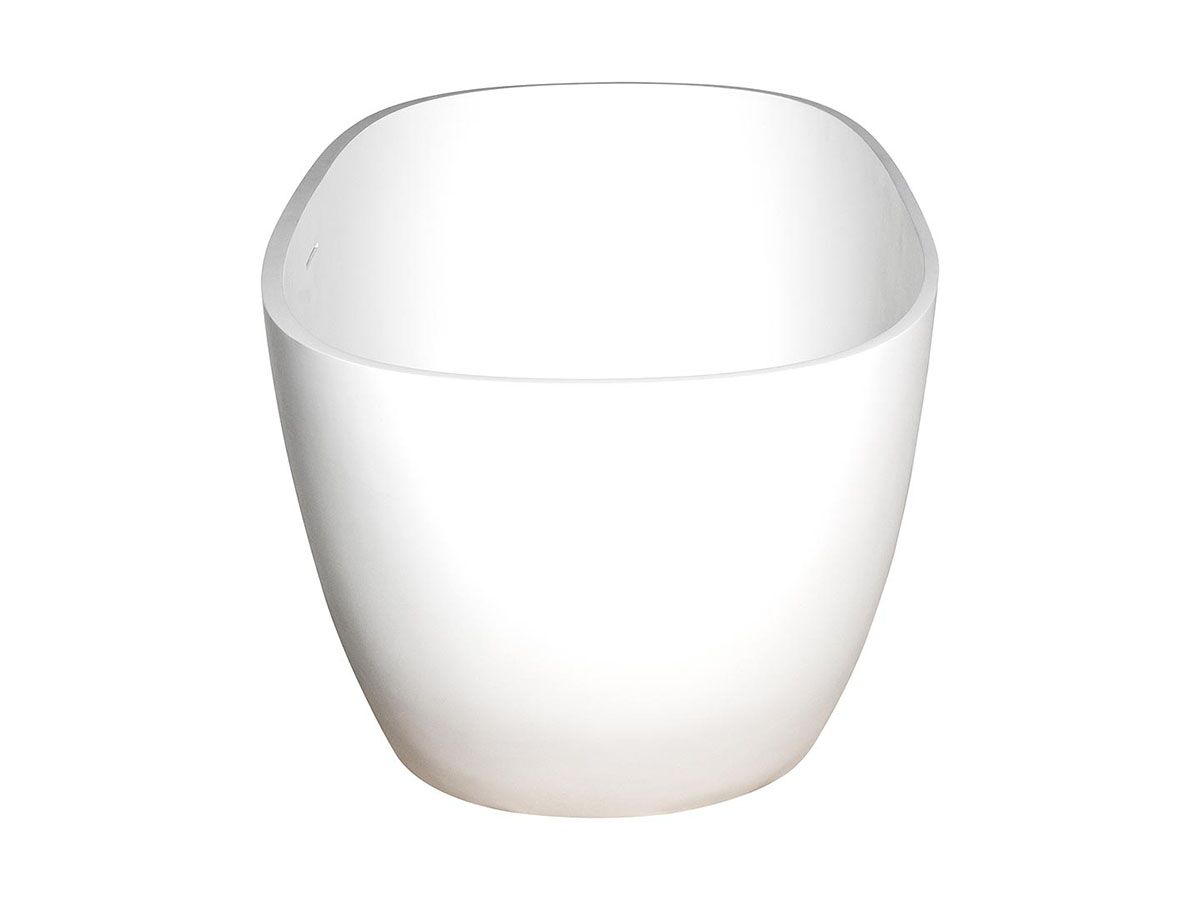 Kado Lussi Cast Solid Surface Freestanding Bath with Plug & Waste