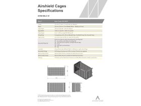 Specification Sheet - Size 1 Condenser Cage 1100W-550D-600H
