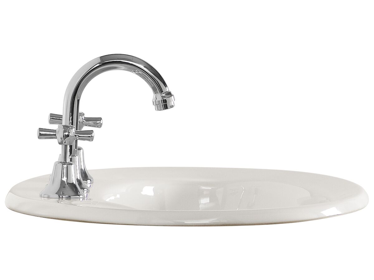 American Standard Studio Vanity Basin with Fixing Kit 3 Tapholes White